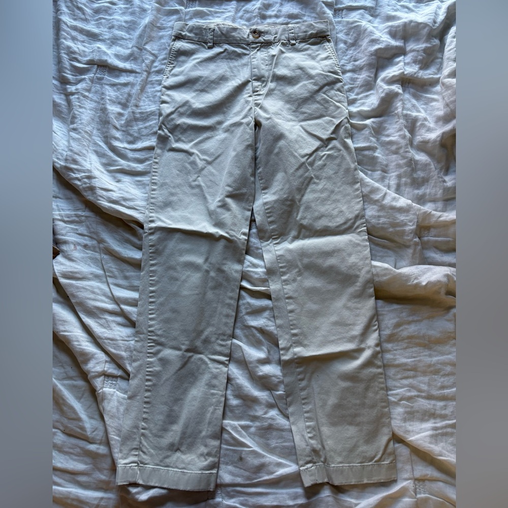 Youth Vineyard Vines Cream Khakis- size 16